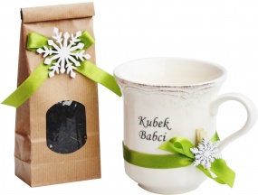 Kubek + herbata sypana - prezent na Boże Narodzenie