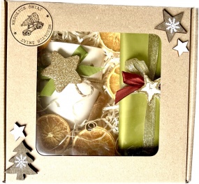 Prezent na Święta Kosz Prezentowy Świąteczny pod Choinkę dla Wychowawczyni