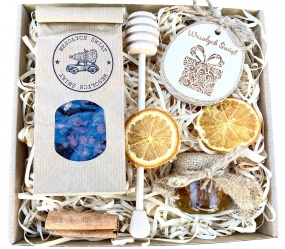 Prezent na Święta ŚWIĄTECZNY ZESTAW Herbata Miód