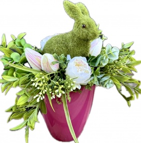 Stroik Wielkanocny Zając na Wielkanoc Dekoracja na Stół do Salonu Biura