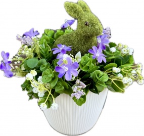 Stroik Wielkanocny Zając na Wielkanoc Dekoracja na Stół do Salonu Biura