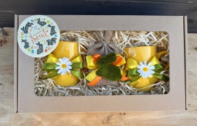 Upominek Prezent od Zajączka na Wielkanoc Zestaw Kubków Kubki Herbata