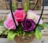 Flowerbox z kwiatów mydlane Prezent na Dzień Kobiet róż jak żywe