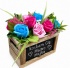 Prezent na Dzień Matki dla Mamy Bukiet z Mydlanych Róż Flower Box Mydlany