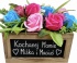 Prezent na Dzień Matki dla Mamy Bukiet z Mydlanych Róż Flower Box Mydlany