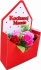 Piękny Oryginalny Prezent dla Mamy na Dzień Matki Flower Box Róże Mydlane