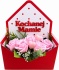 Bukiet z Mydlanymi Kwiatkami Flower Box dla Mamy Prezent na Dzień Matki
